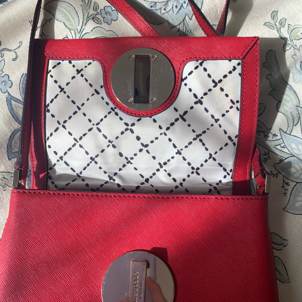 Kate Spade Red small purse - Picture 4 of 7